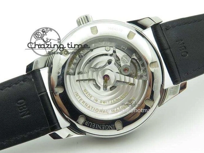 MIROTIME 0507 Ingeniuer St.Laurens SS Black Dial MKF 1:1 V2 Best Edition On Black Leather Strap A Functional 7351